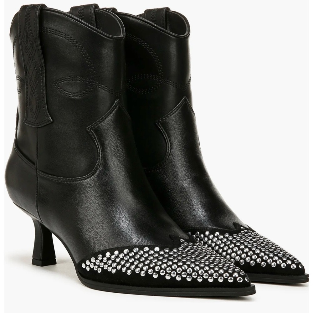 Sam Edelman by Circus NY Yolanda Western Boots Women’s Size 6 with Silver Studs